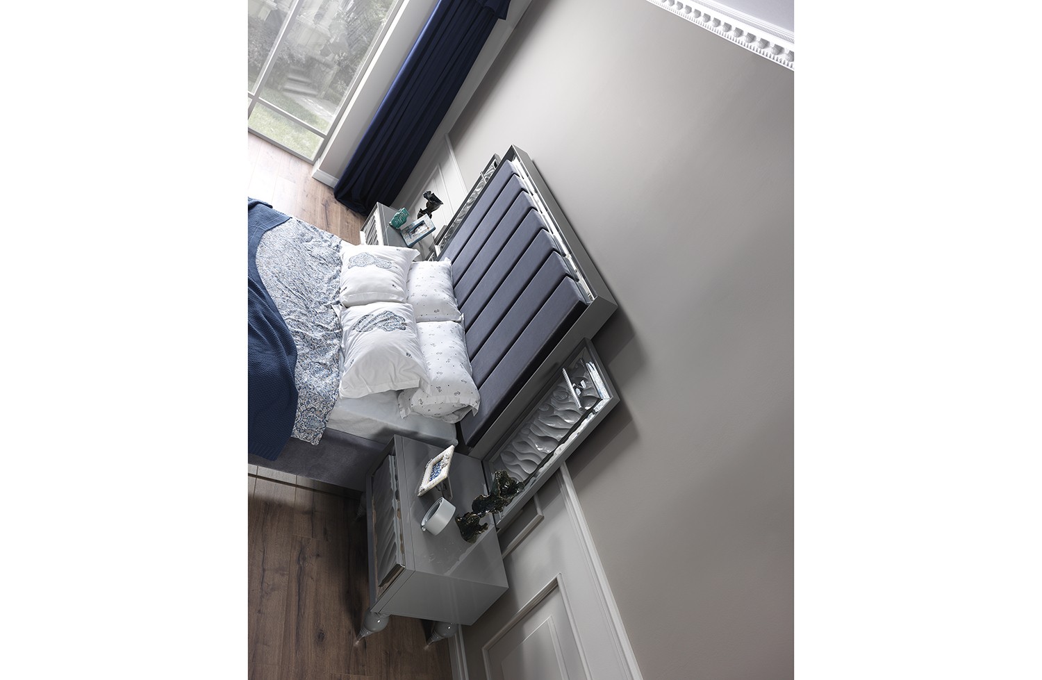 ZEN YATAK ODASI GRİ Gürbüzoğulları Mobilya