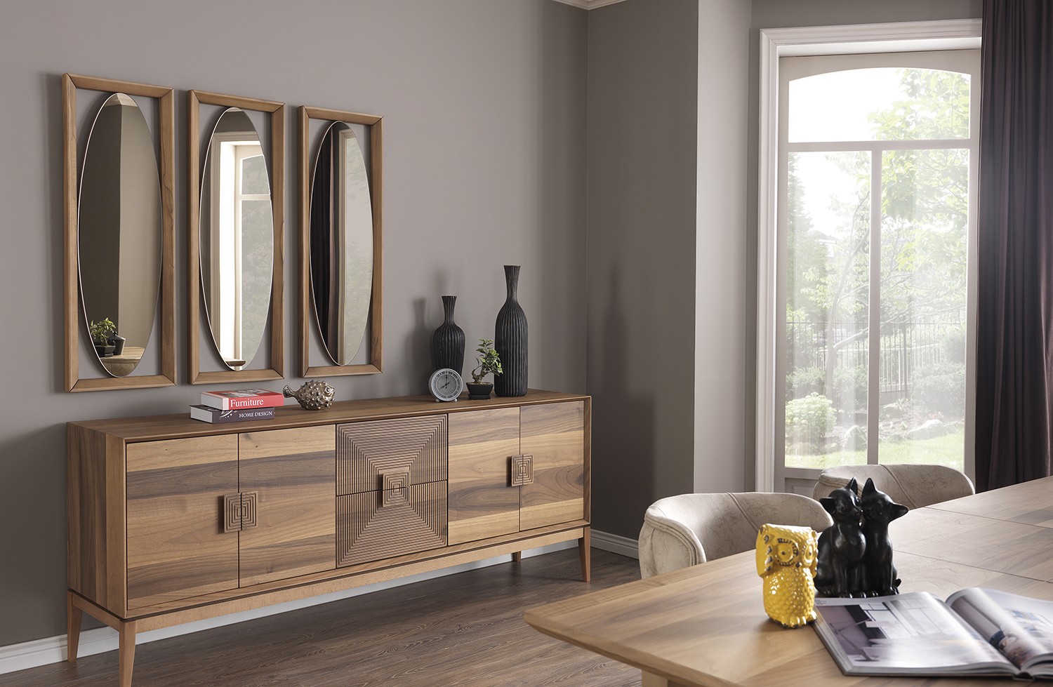 SOLO YEMEK ODASI CEVİZ Gürbüzoğulları Mobilya